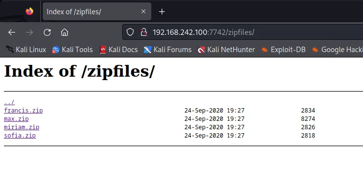 website index of zipfiles Obsidian PG Zipfiles